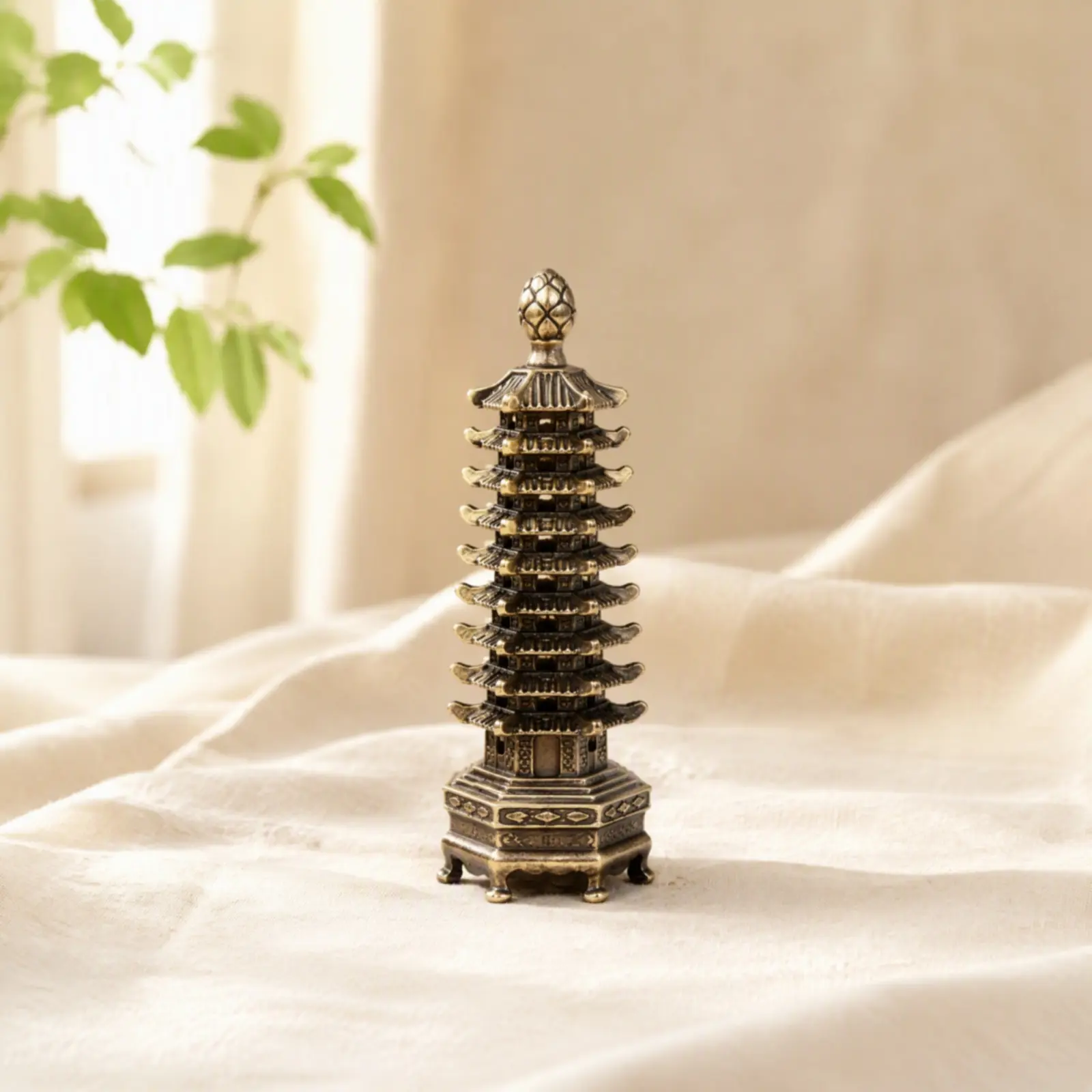 Brass Mini Wenchang Pagoda