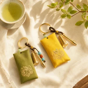 Brass Wenchang Pen Pendant