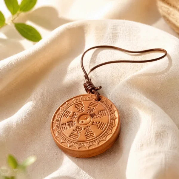 Handcrafted Leather Bagua Plate