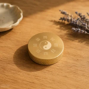 Brass Bagua Paperweight