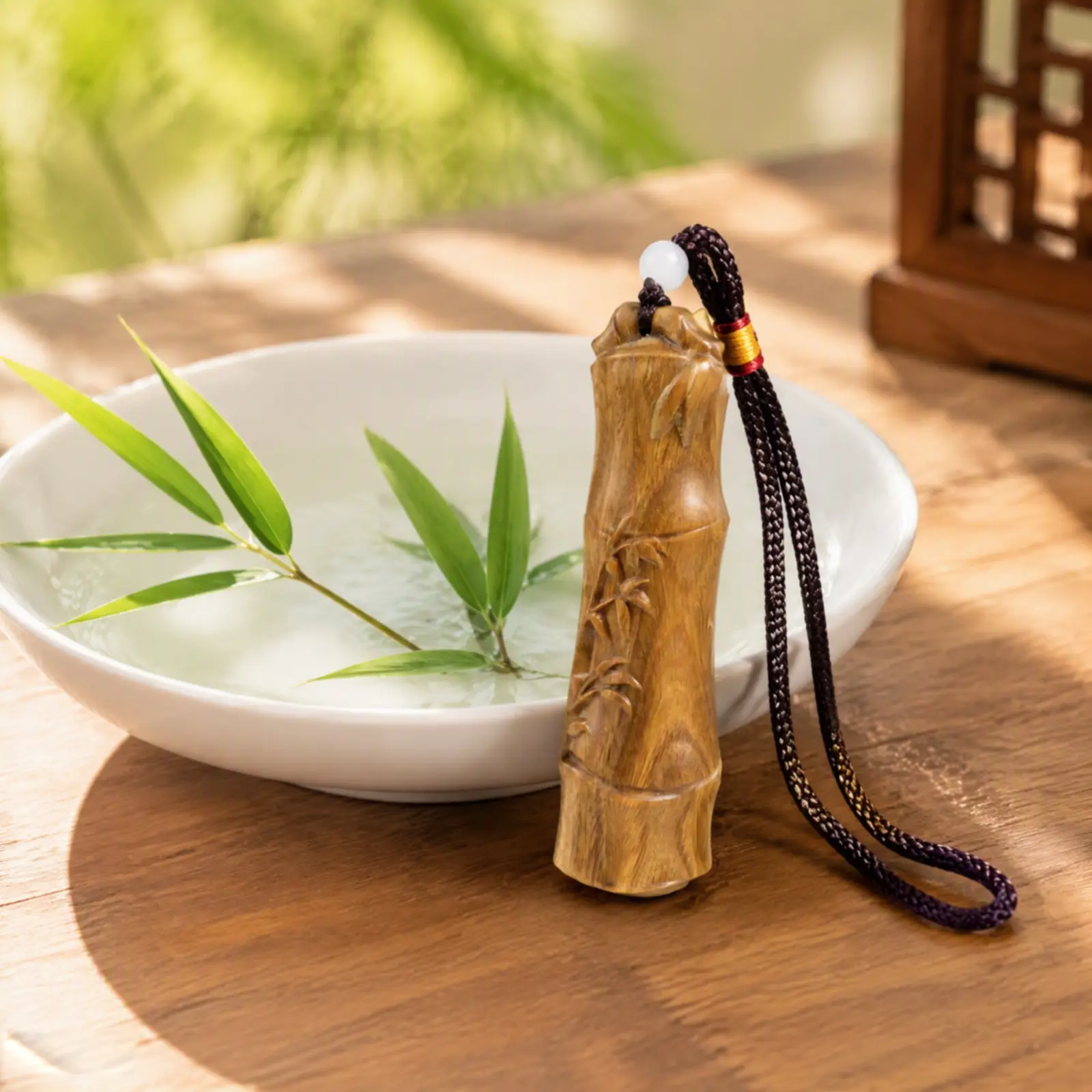 Bamboo Node Rising Bagua Ornament