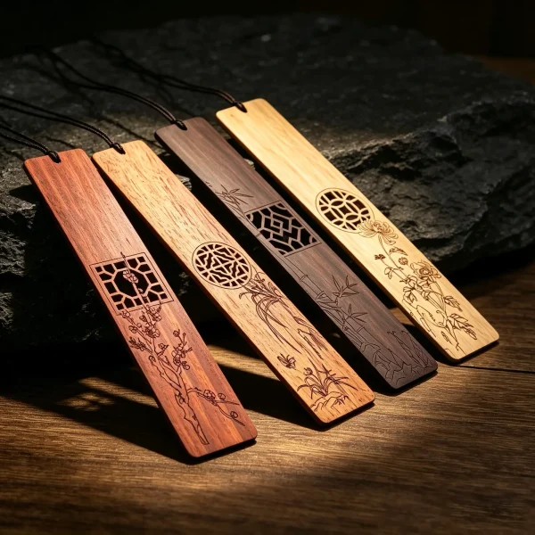 Bamboo I-Ching Bookmark