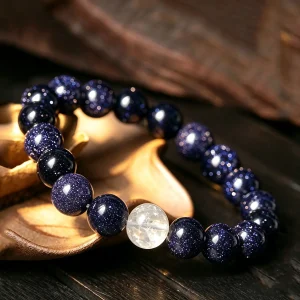 Blue Sandstone Wisdom Bracelet