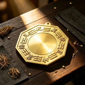 Bronze Mini Bagua Mirror