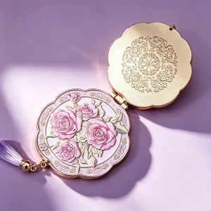 Alloy Bagua Compact Mirror