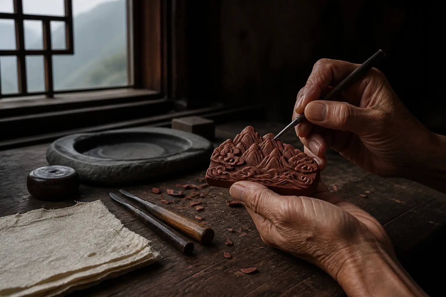 Artisan at work